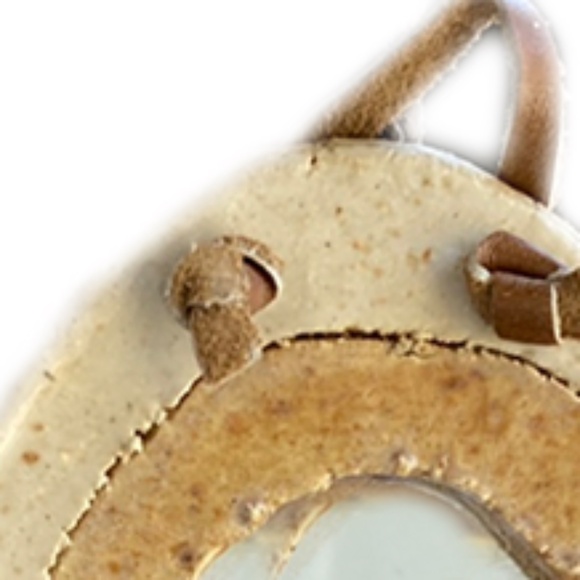 Handmade Vintage Ceramic in Oval Shape with Mirror on Inner Part (See Pics)-Mini - Picture 10 of 10